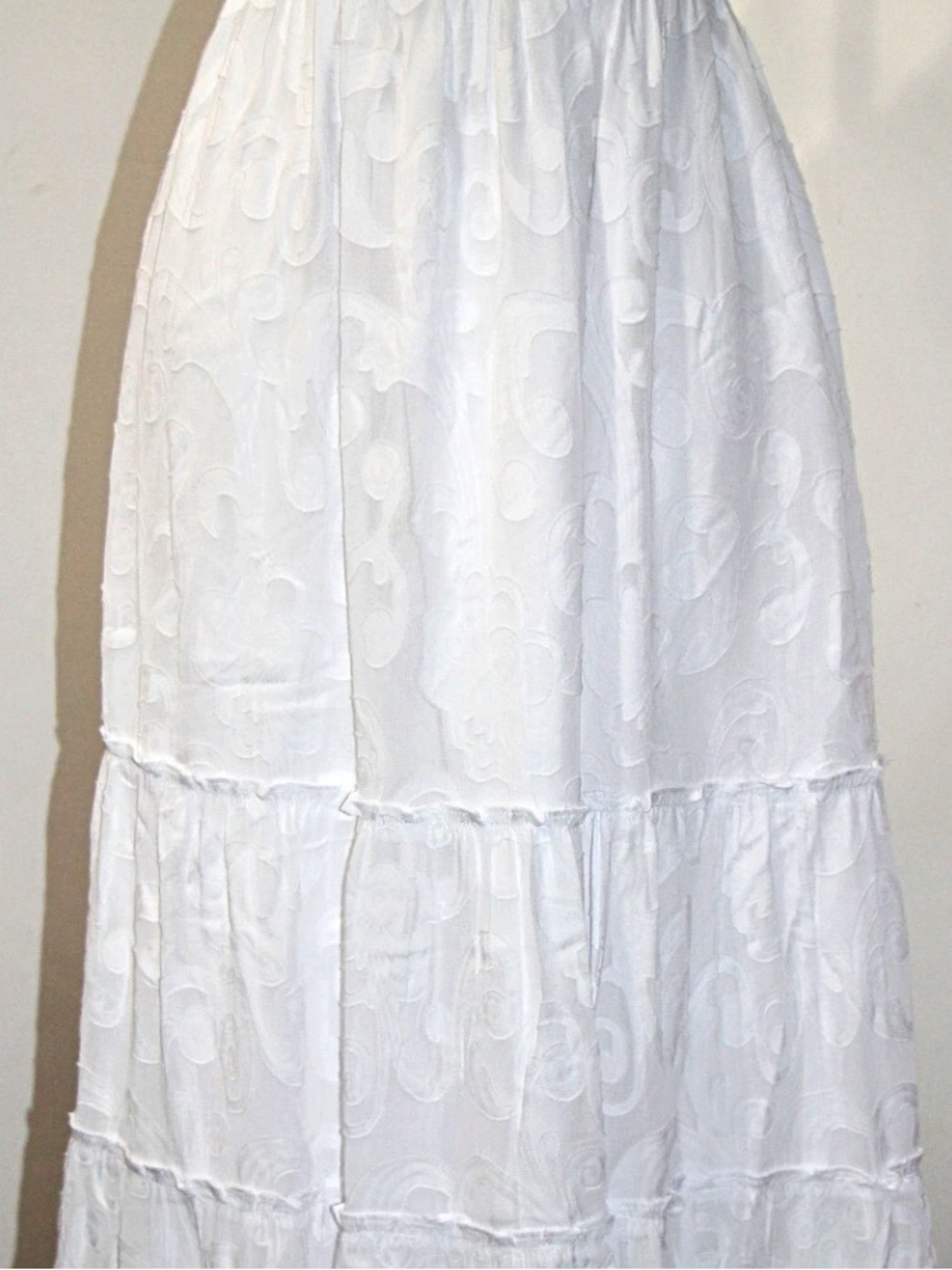 LILLY PULITZER Hadly Smocked Bodice Maxi Dress Resort White Crepe Swirl  XL $248 - Picture 7 of 15
